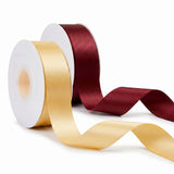 Wrapables Gift Wrapping, Wedding Decor, Floral Bouquets, DIY Crafts Satin Ribbon 1 Inch x 50 Yards (Set of 2), Spirits