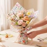Wrapables Vibrant Spring Floral Tissue Paper 14 x 20 Inch for Gift Wrapping, Weddings, Baby Showers, Birthdays, Party Decor (60 Sheets)