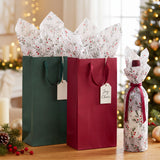 Wrapables Christmas Mistletoe Tissue Paper 14 x 20 Inch for Gift Wrapping, Weddings, Baby Showers, Birthdays, Party Decor (60 Sheets)