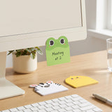 Wrapables Cute Animals Sticky Notes, Adhesive Memo Notepads for Home, Office, Work (Set of 12), Farm