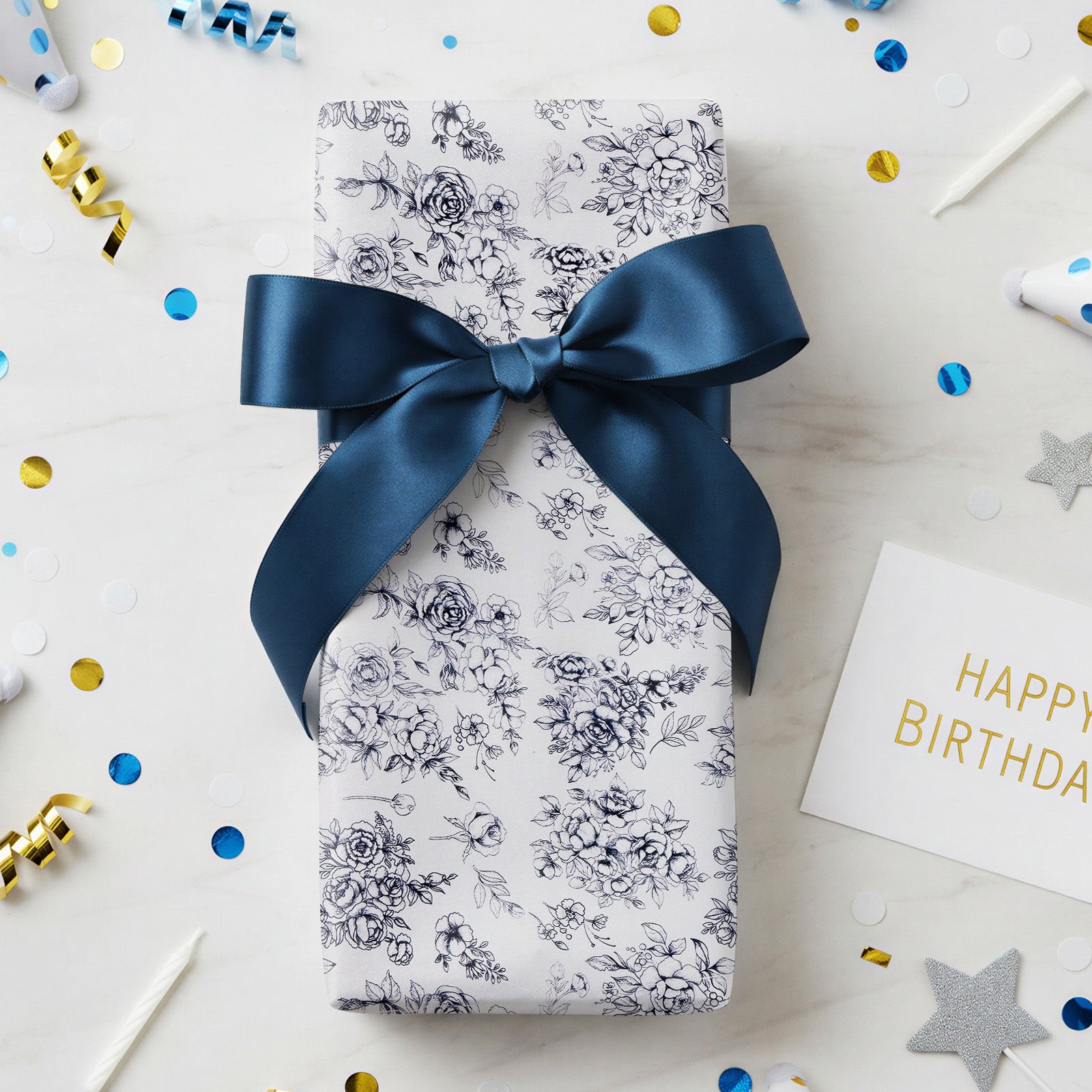 Wrapables Christmas Satin Ribbon for Holiday Gift Wrapping, Weddings, Ribbon Bow, Floral Bouquets, DIY Crafts, 1.5 Inch x 25 Yards