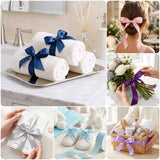 Wrapables Gift Wrapping, Wedding Decor, Floral Bouquets, DIY Crafts Satin Ribbon 1 Inch x 50 Yards (Set of 2), Chinoiserie