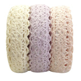 Wrapables Decorative Lace Tape (Set of 3)