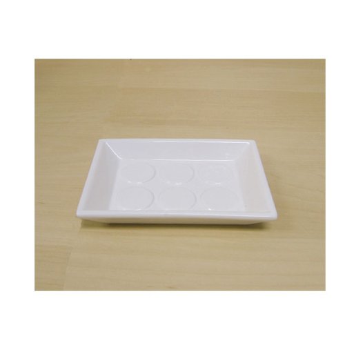 White Bespoke Soap Dish (4" x 5.5")