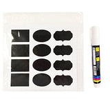 Wrapables Set of 30 Chalkboard Labels / Chalkboard Stickers With Chalk Marker, 2