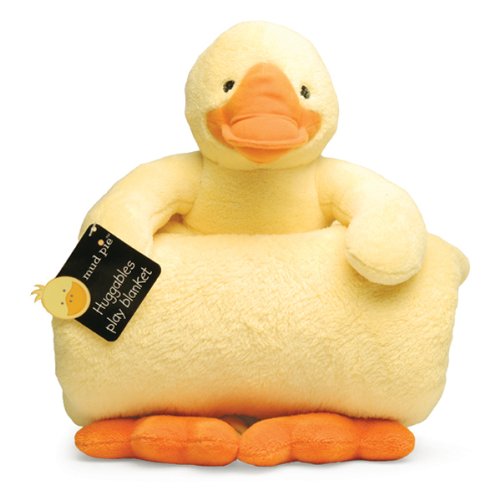 Animal Plush Play Blanket - Duck