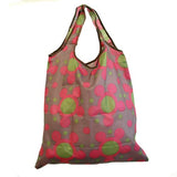 Printed Reusable Shopping Tote Bag - Flowers