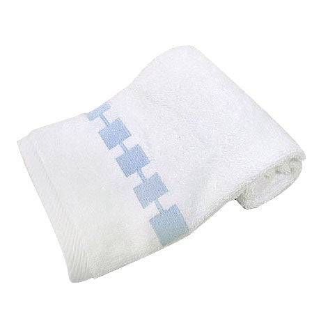 Pop Grid Hand Towel - Blue (16"x28")