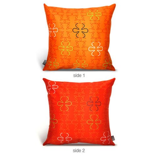 Bloom Throw Pillow - Red