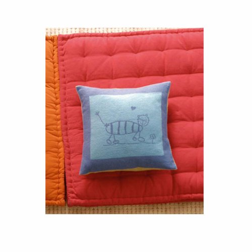 Juwel Buddy Pillow Cover - Blue