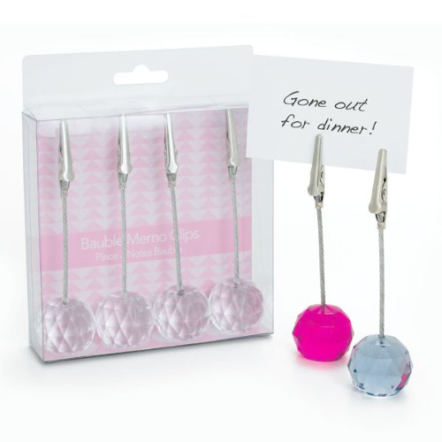 Bauble Placecard Holders (set of 4) - Pink