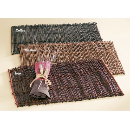 Twig Placemat - Coffee