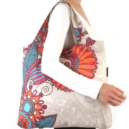 Envirosax Floral Flourish Rolling Stone Reusable Shopping Bag