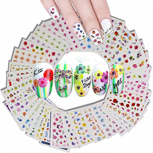 1PCS 3D Fashion Poster Portrait Flower Nail Art Stickers Nail Decorati | 3d  nails, Nail accessories, Nail art