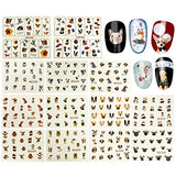 Wrapables 288 Dog Water Slide Nail Art Nail Decals Dog Water Transfer Nail Decals (13 sheets)