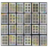 Wrapables 24 Designs Holographic Manicure Nail Art