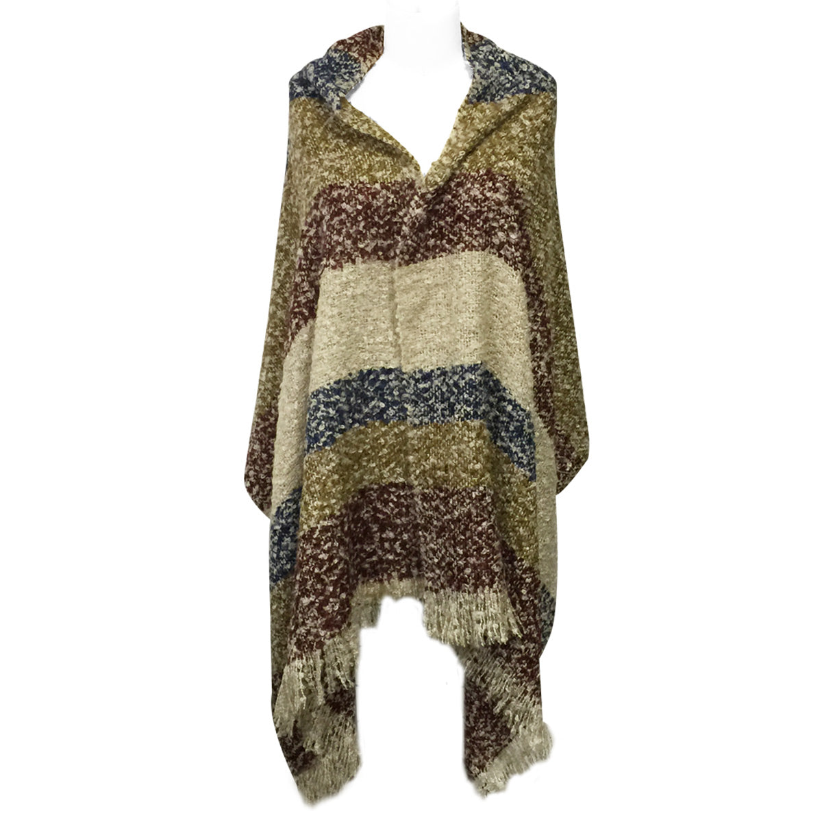 Wrapables Warm Fall and Winter Shawl Wrap Scarf with Tassels