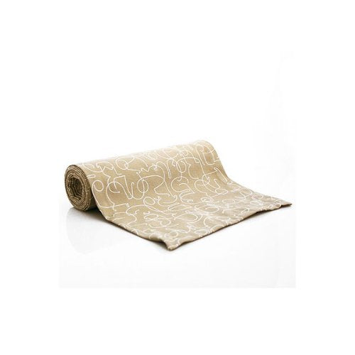 Letters Table Runners - Taupe