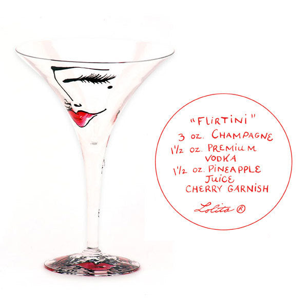 Flirtini Martini Glass