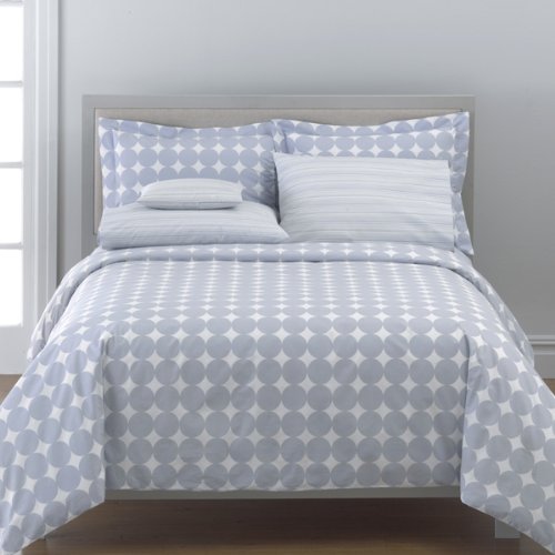 DwellStudio Dots - Light Blue, Pillow Shams (pair), King