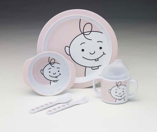 Peek-a-Boo Dish Set - Pink