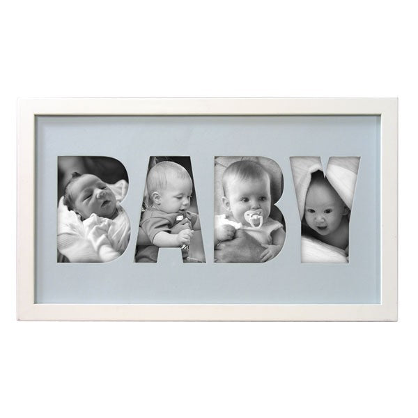 Baby Alpha Picture Frame - Blue