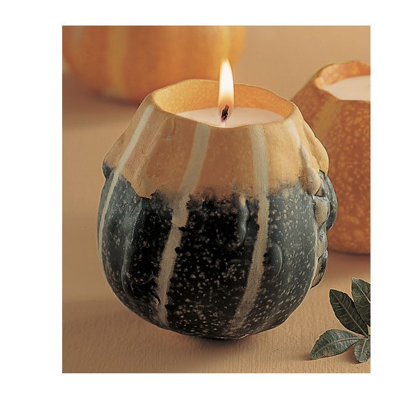Gourd Filled Candleholder