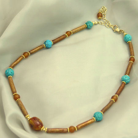 Butterscotch Amber Nugget Necklace