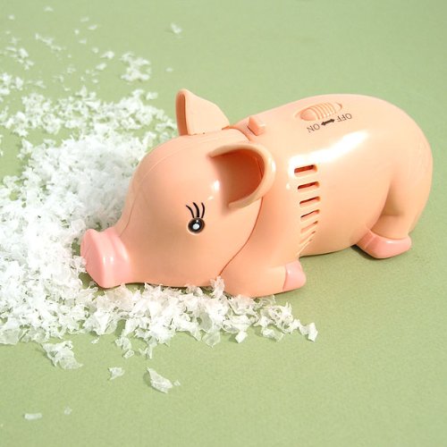 Wrapables Animal Mini Tabletop Vacuum - Pig