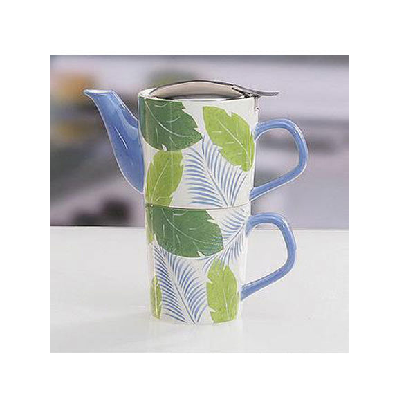 i-Stack Mug Set - Tropical Leaves