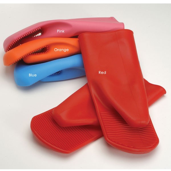 Big Red House Heat-Resistant Oven Mitts - Set of 2 Silicone Kitchen Oven  Mitt Gloves, Red