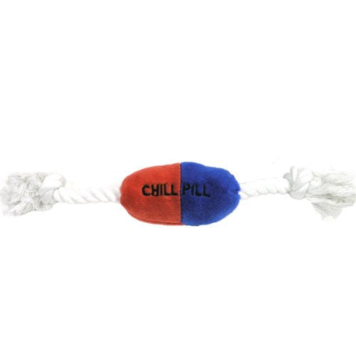 Mini Chil Pill w/ Rope Dog Toy
