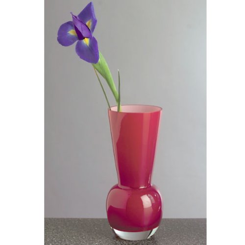 Red Glass Bud Vase
