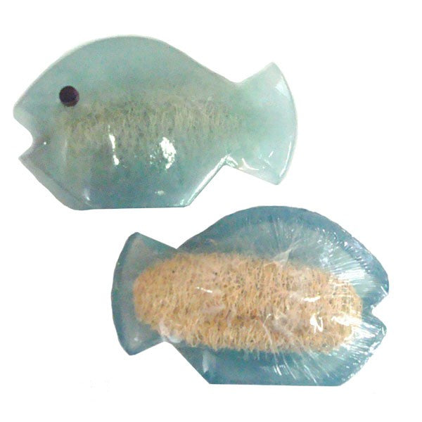 Sea Creature Glycerine Soap-filled Loofah Scrubbers - Crab