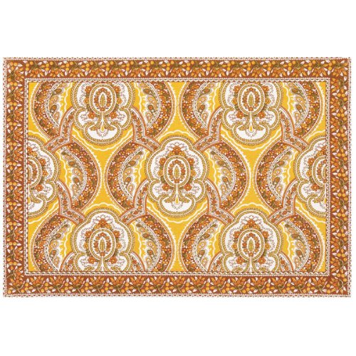 French Paisley Gold Placemat & Napkins