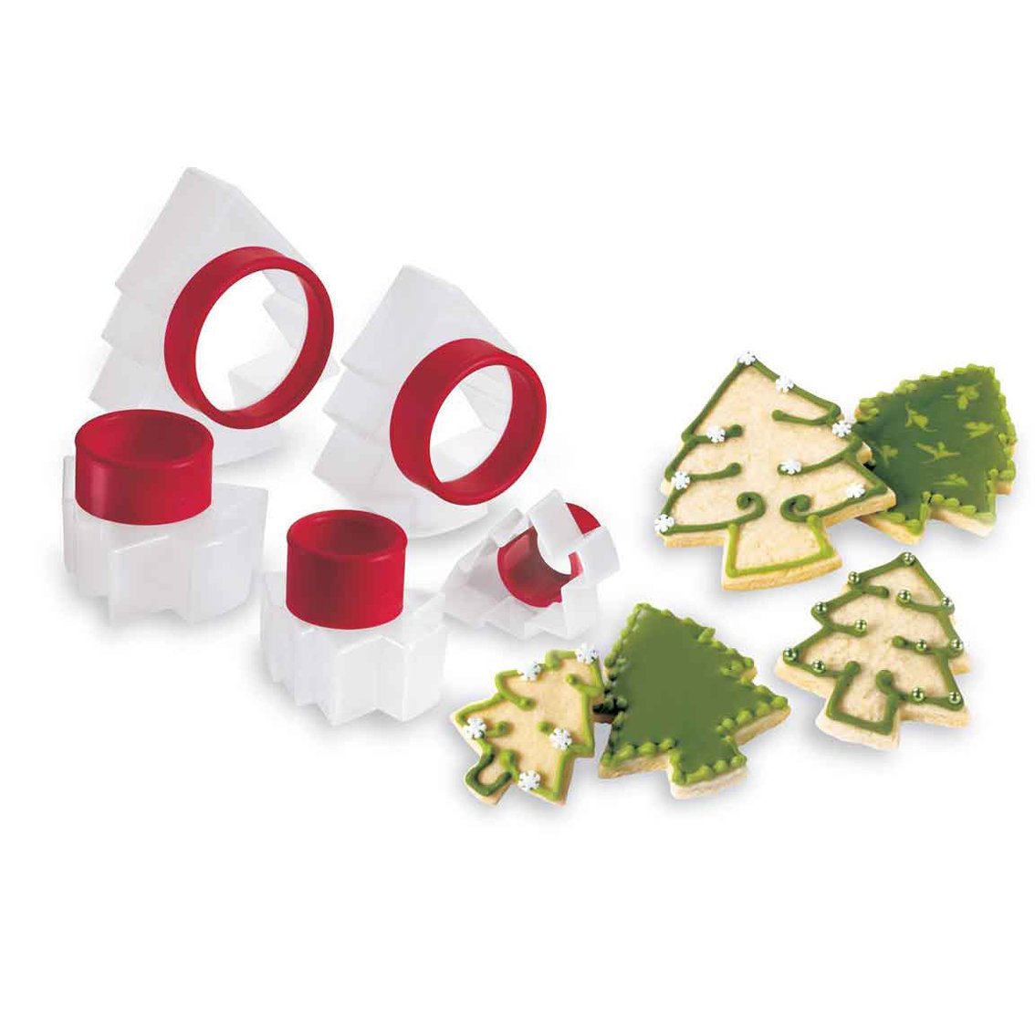 Cuisipro Holiday Tree Shape Cookie Cutters (set of 5)