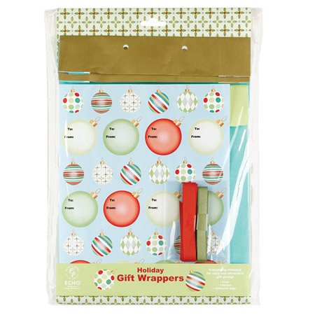 Floating Ornaments Holiday Gift Wrappers