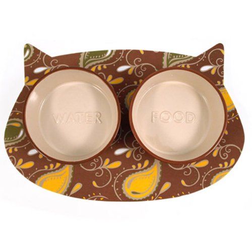 Belmont Paisley Pet Dining Collection