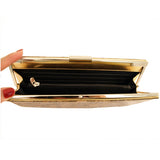 Sienna Embossed Clutch