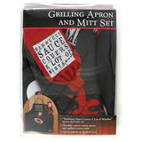 Barbecue Sauce Apron & Mitt Set