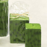 Bamboo Pillar Candles (set of 6)