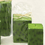 Bamboo Pillar Candles (set of 6)