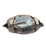 Metallic Silver Hobo Bag