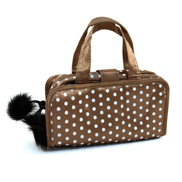 Polka Dot Travel Cosmetic Bag