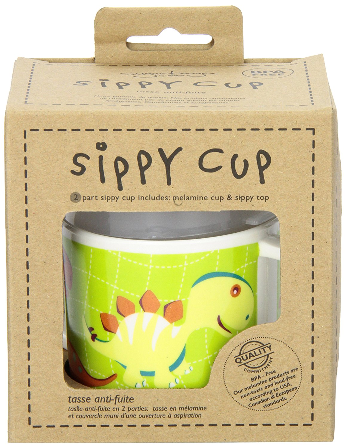 Prehistoric Pals Sippy Cup (2.5"H x 4"diam, holds 6oz)