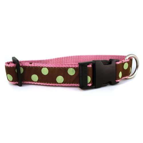 Polka Dots Ribbon Dog Collar & Leash