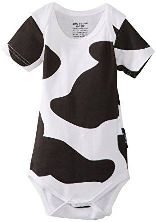 MooMe Organic Cotton Cow Bodysuit (3 - 6 M)