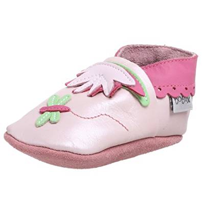 Bobux Pearl Pink Dragonfly Baby Shoes - S (3-9M)