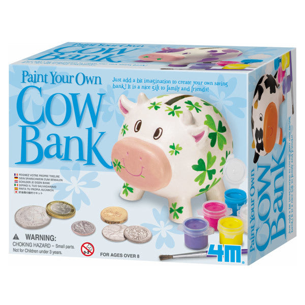Paint a Cow Saving Bank (DIY)