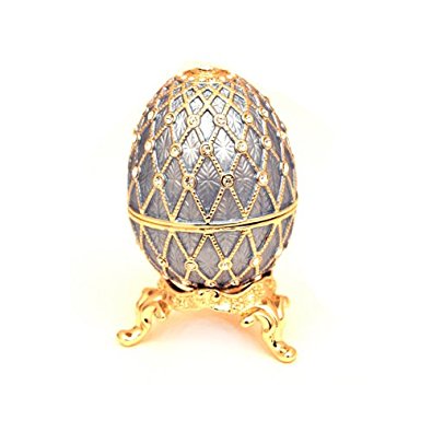 Jeweled Egg Trinket Box